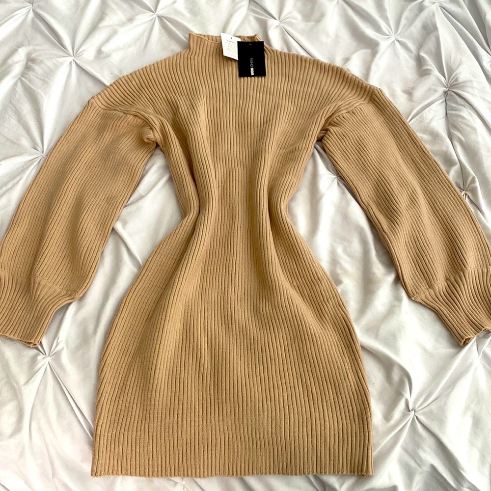Fashion nova sweater dress Size large